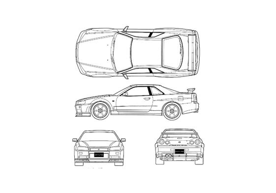 NISSAN SKYLINE 取扱説明書 R34 ◇ 日産 スカイライン 取扱説明書 1999/1-1999/8 月次 HR34 ER34